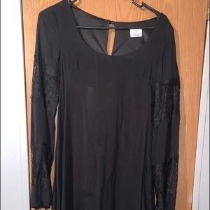 Black long sleeve dress